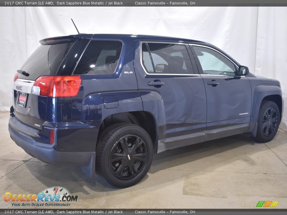 2017 GMC Terrain SLE AWD Dark Sapphire Blue Metallic / Jet Black Photo #2