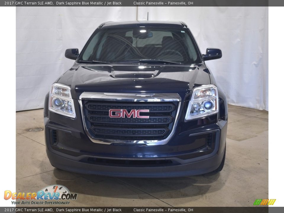 2017 GMC Terrain SLE AWD Dark Sapphire Blue Metallic / Jet Black Photo #4