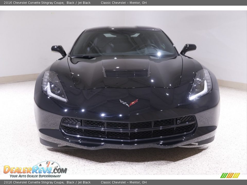 2016 Chevrolet Corvette Stingray Coupe Black / Jet Black Photo #2