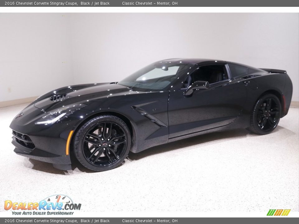 2016 Chevrolet Corvette Stingray Coupe Black / Jet Black Photo #3