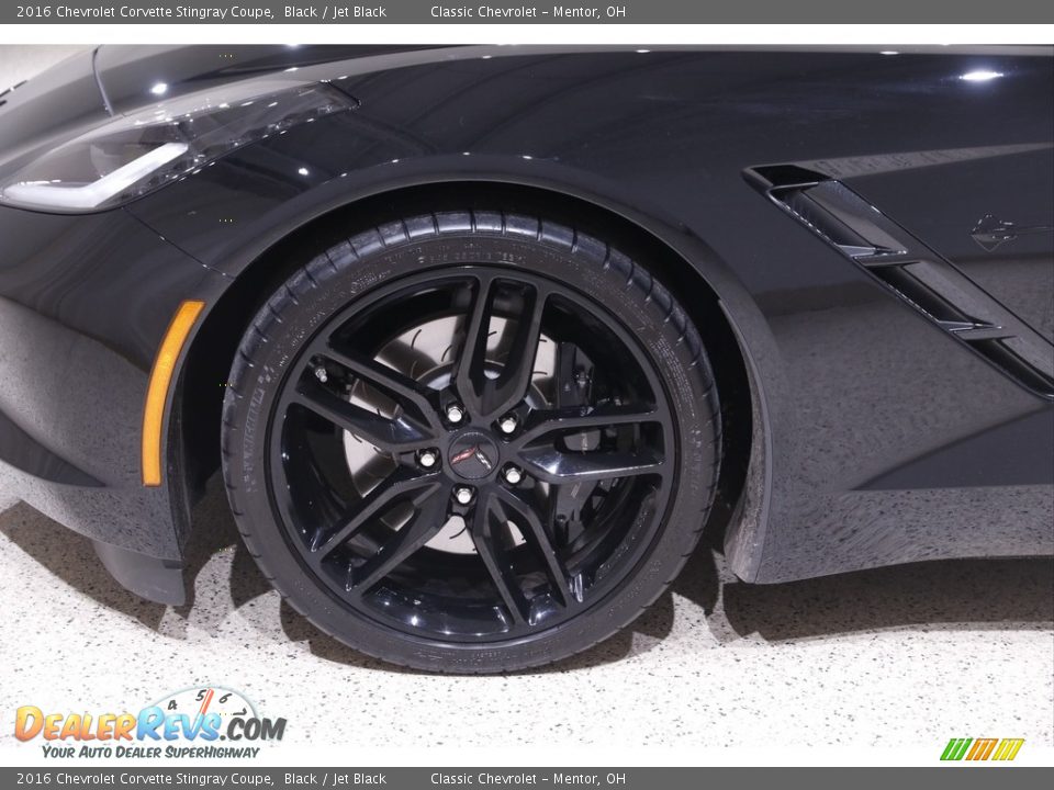 2016 Chevrolet Corvette Stingray Coupe Black / Jet Black Photo #4