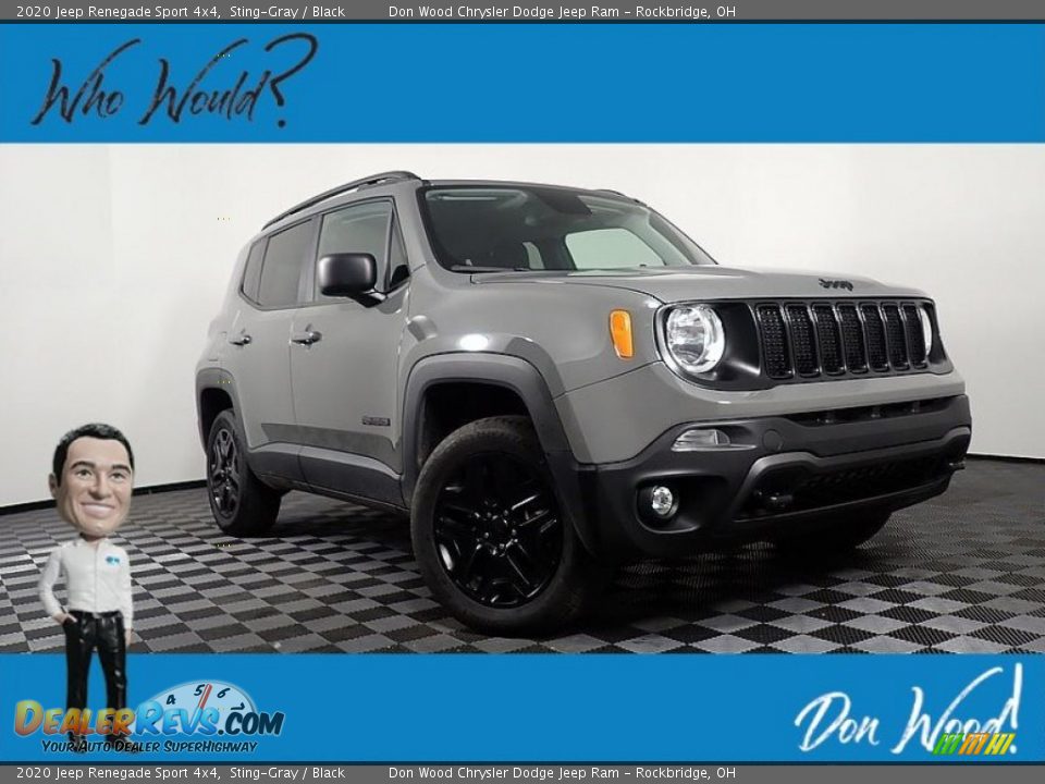 2020 Jeep Renegade Sport 4x4 Sting-Gray / Black Photo #1