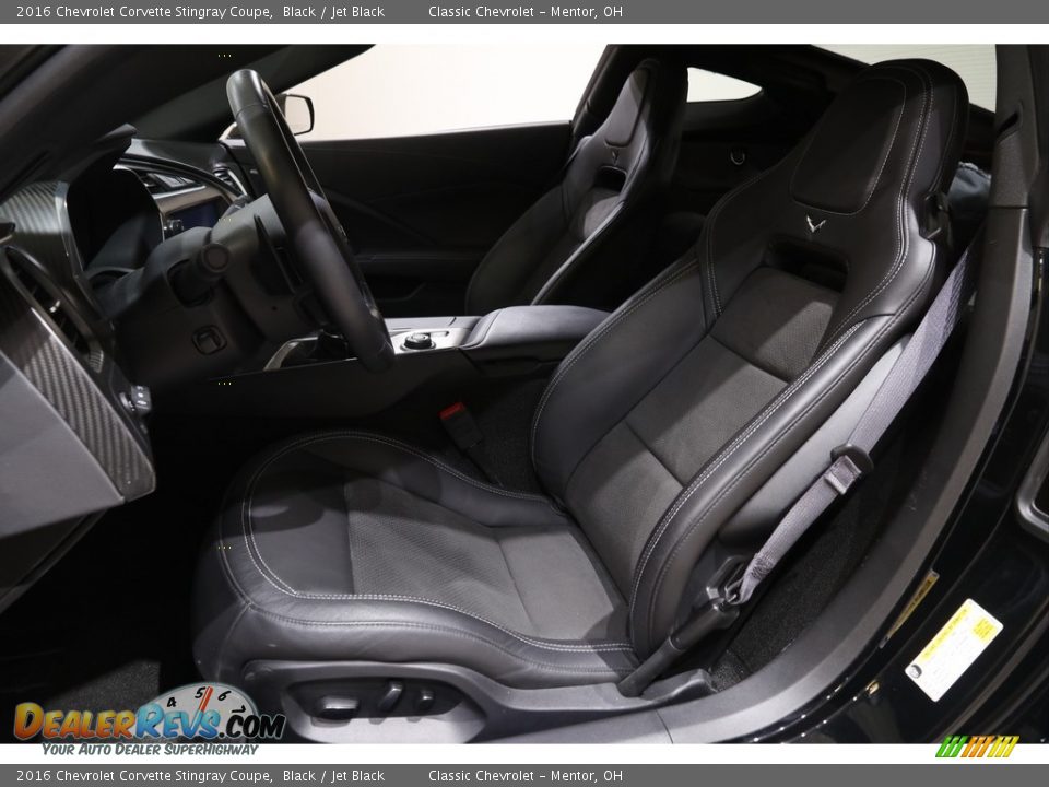 2016 Chevrolet Corvette Stingray Coupe Black / Jet Black Photo #6