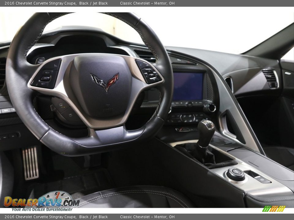 2016 Chevrolet Corvette Stingray Coupe Black / Jet Black Photo #7