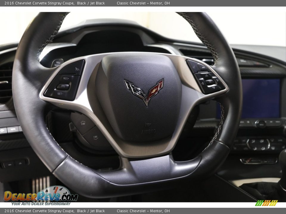 2016 Chevrolet Corvette Stingray Coupe Black / Jet Black Photo #8