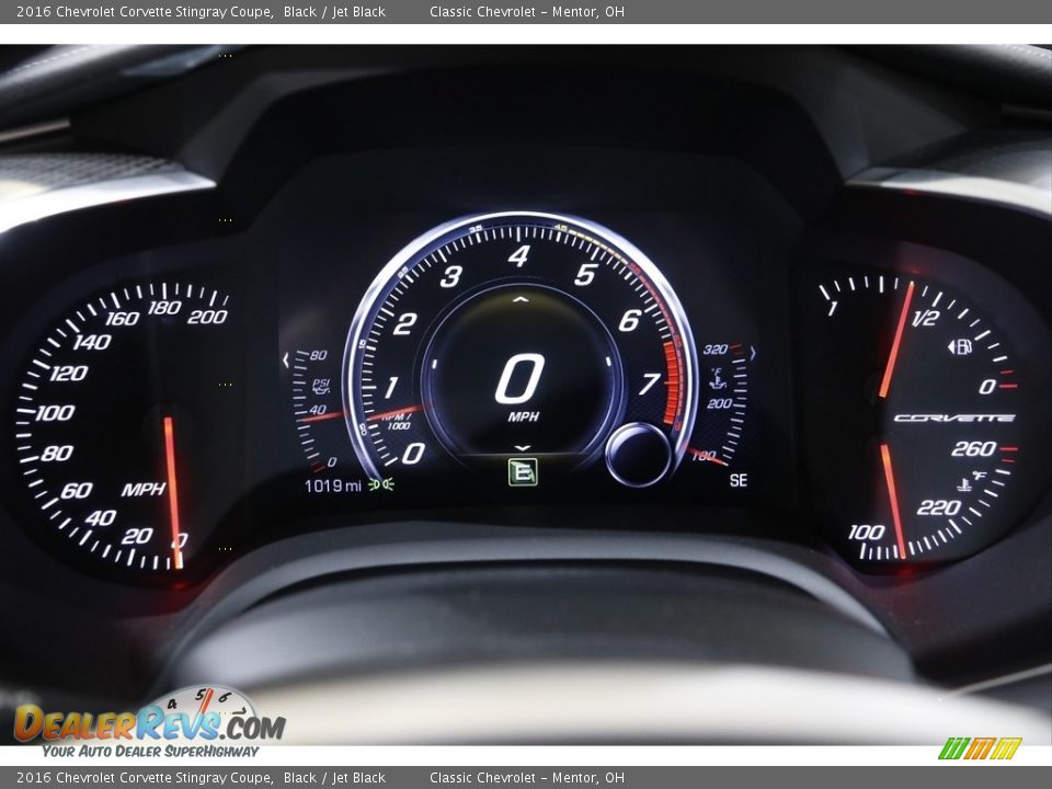 2016 Chevrolet Corvette Stingray Coupe Black / Jet Black Photo #9