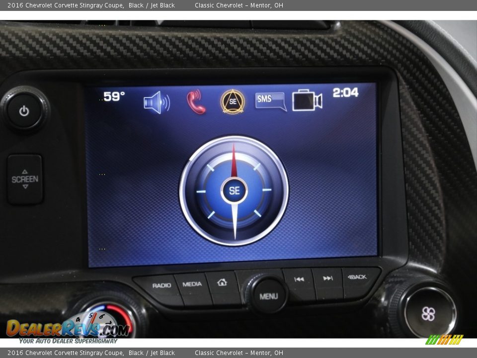 2016 Chevrolet Corvette Stingray Coupe Black / Jet Black Photo #13