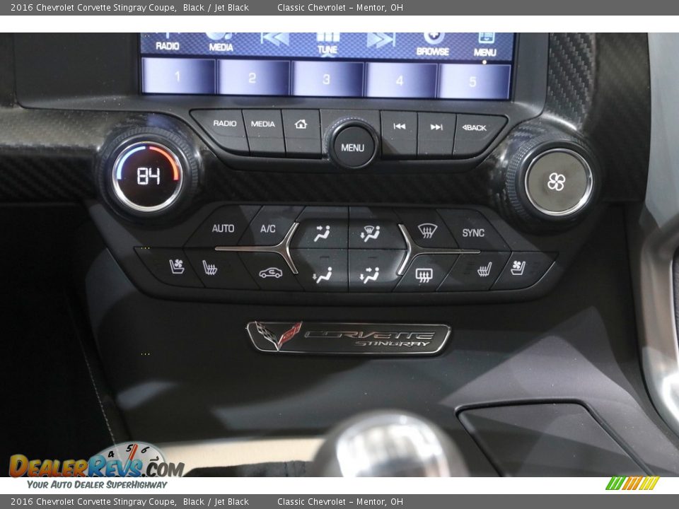 2016 Chevrolet Corvette Stingray Coupe Black / Jet Black Photo #15