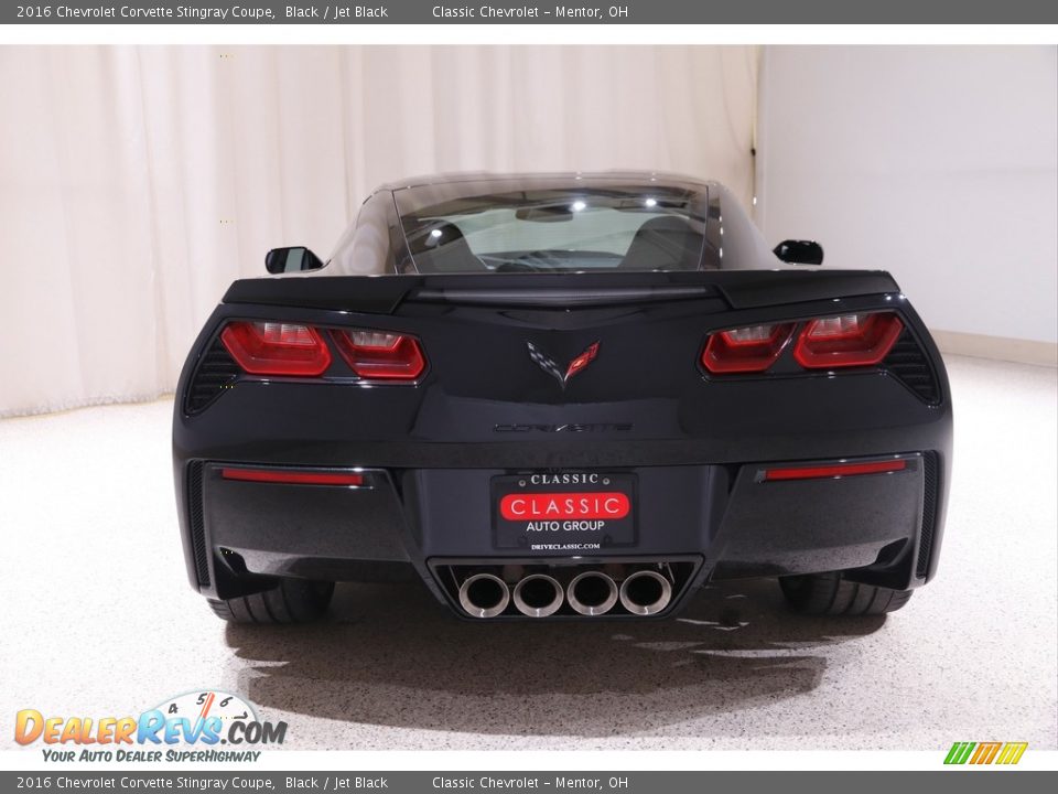 2016 Chevrolet Corvette Stingray Coupe Black / Jet Black Photo #21