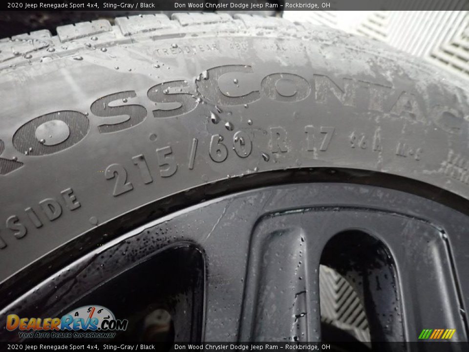 2020 Jeep Renegade Sport 4x4 Sting-Gray / Black Photo #18