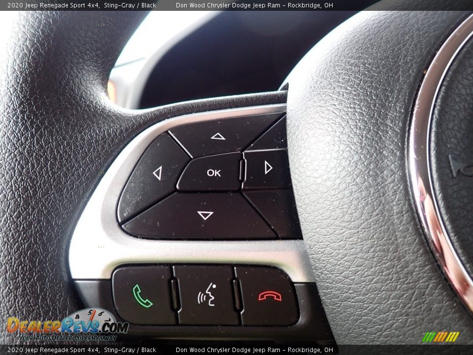 2020 Jeep Renegade Sport 4x4 Sting-Gray / Black Photo #26