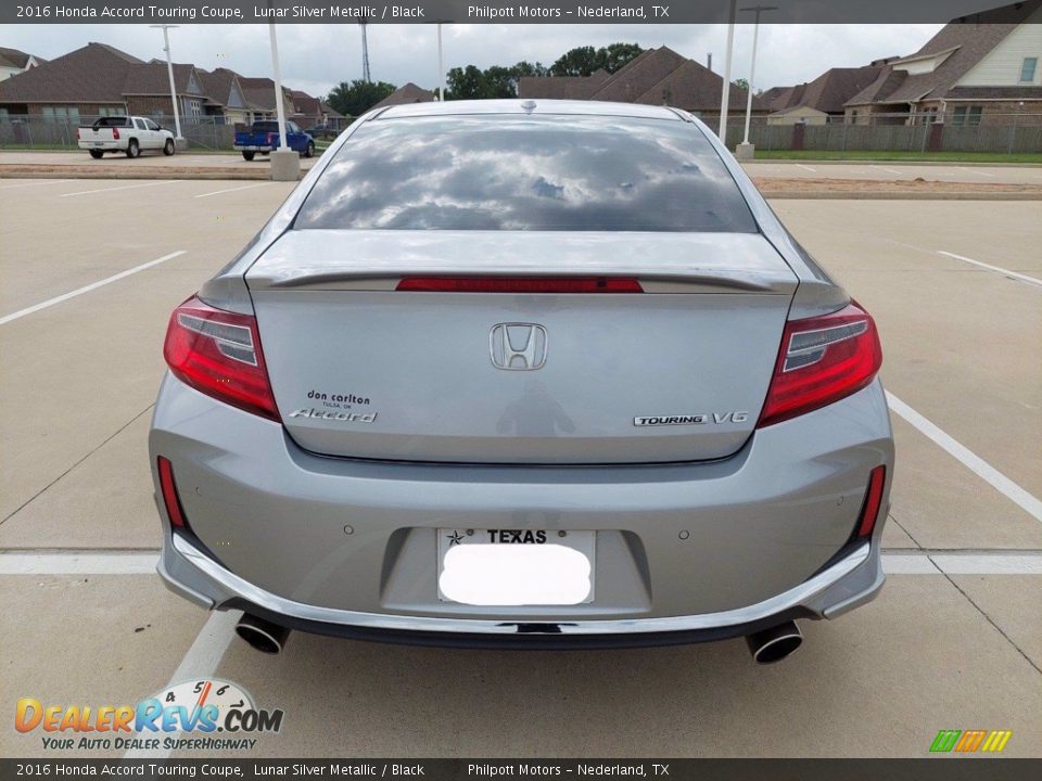 2016 Honda Accord Touring Coupe Lunar Silver Metallic / Black Photo #5