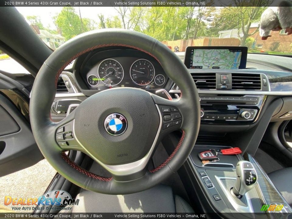 2020 BMW 4 Series 430i Gran Coupe Jet Black / Black Photo #5