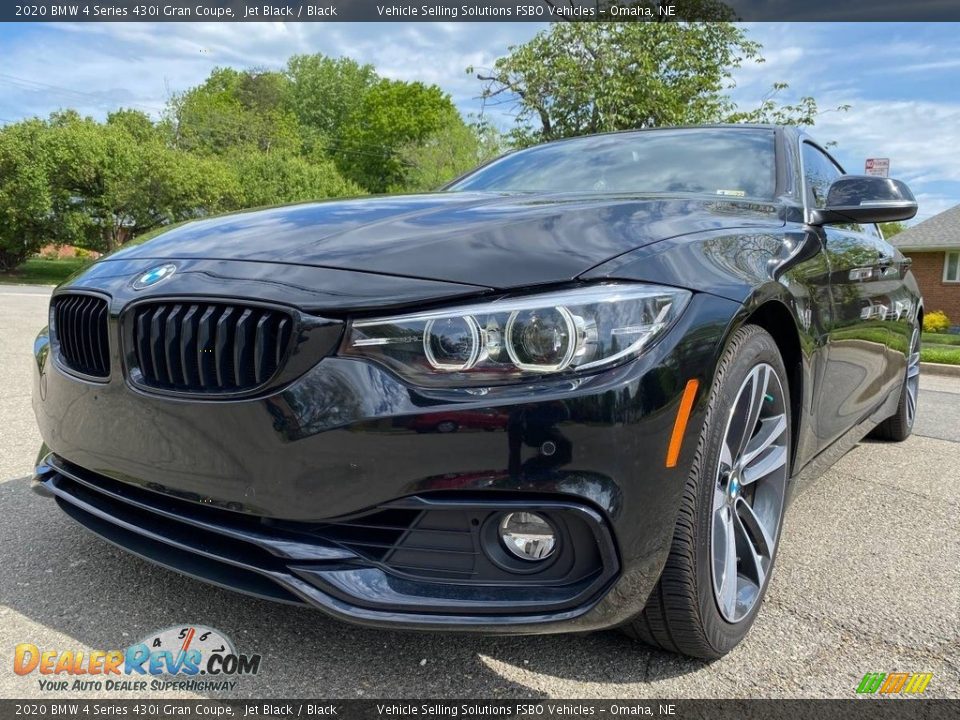 2020 BMW 4 Series 430i Gran Coupe Jet Black / Black Photo #13