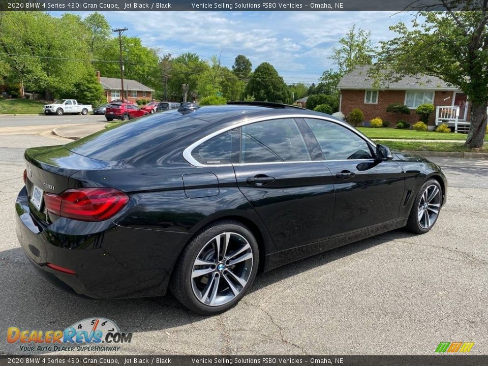 2020 BMW 4 Series 430i Gran Coupe Jet Black / Black Photo #15