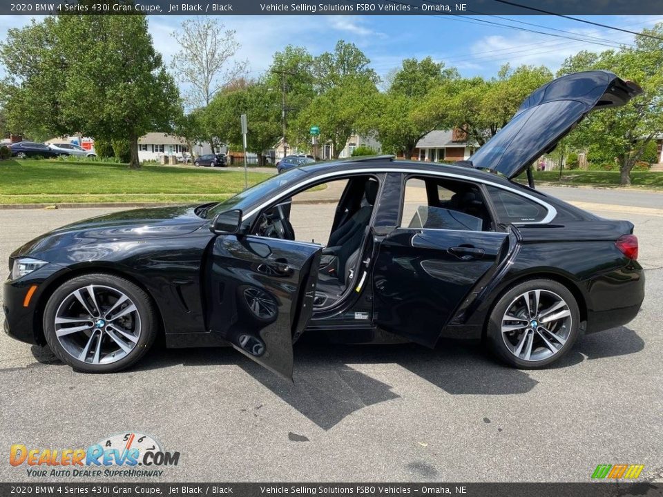 2020 BMW 4 Series 430i Gran Coupe Jet Black / Black Photo #16