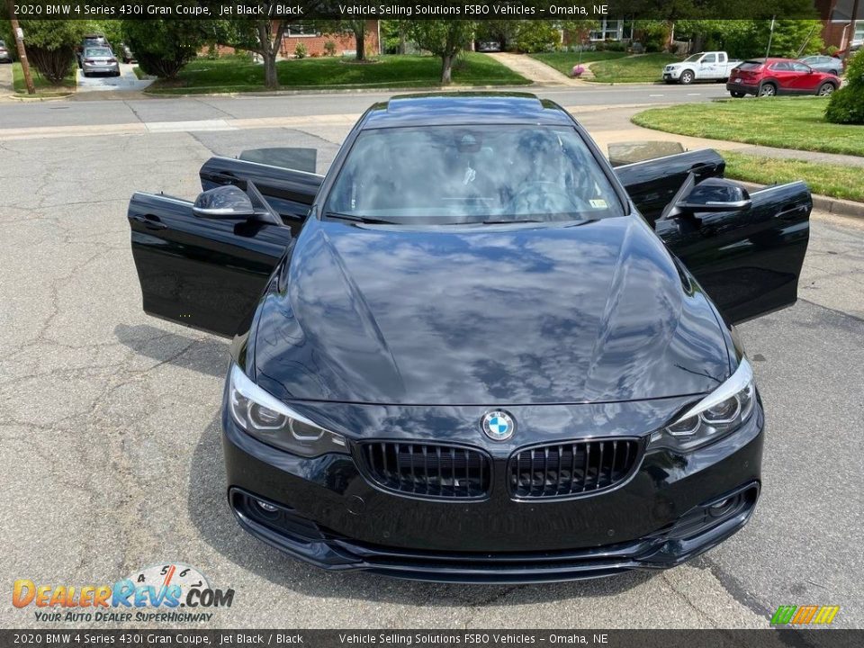 2020 BMW 4 Series 430i Gran Coupe Jet Black / Black Photo #17