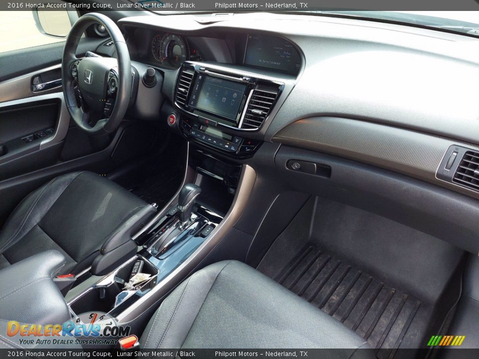 Black Interior - 2016 Honda Accord Touring Coupe Photo #25