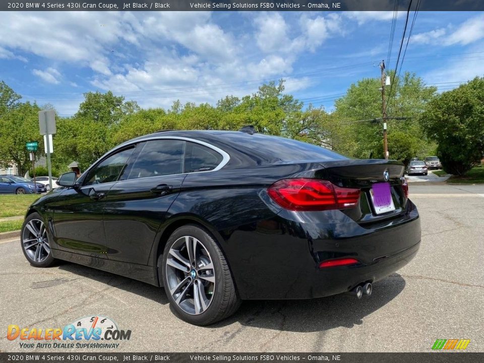 2020 BMW 4 Series 430i Gran Coupe Jet Black / Black Photo #19