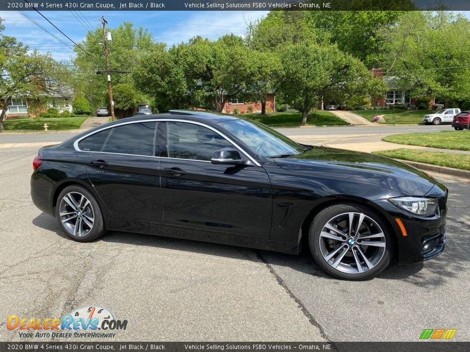 2020 BMW 4 Series 430i Gran Coupe Jet Black / Black Photo #20