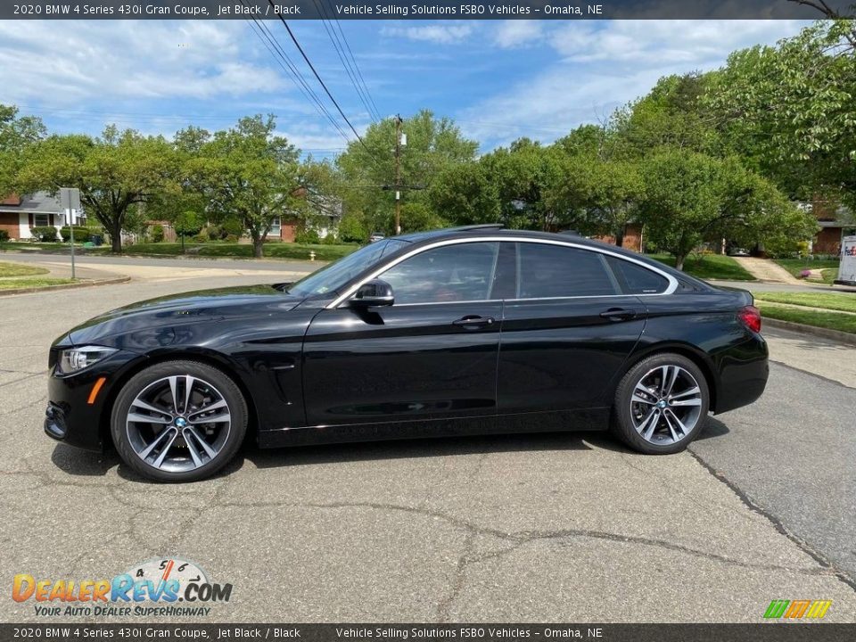 2020 BMW 4 Series 430i Gran Coupe Jet Black / Black Photo #21