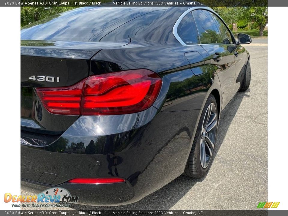 2020 BMW 4 Series 430i Gran Coupe Jet Black / Black Photo #23