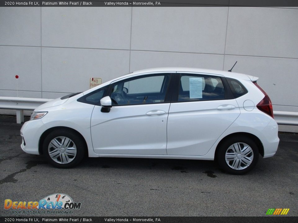 2020 Honda Fit LX Platinum White Pearl / Black Photo #2