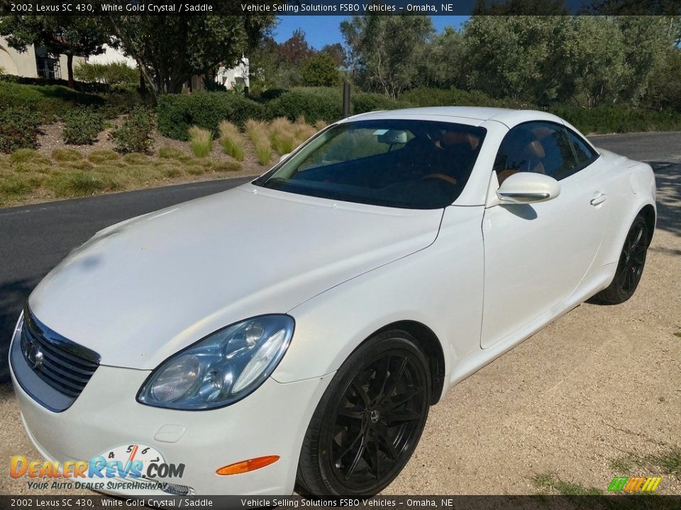 2002 Lexus SC 430 White Gold Crystal / Saddle Photo #1