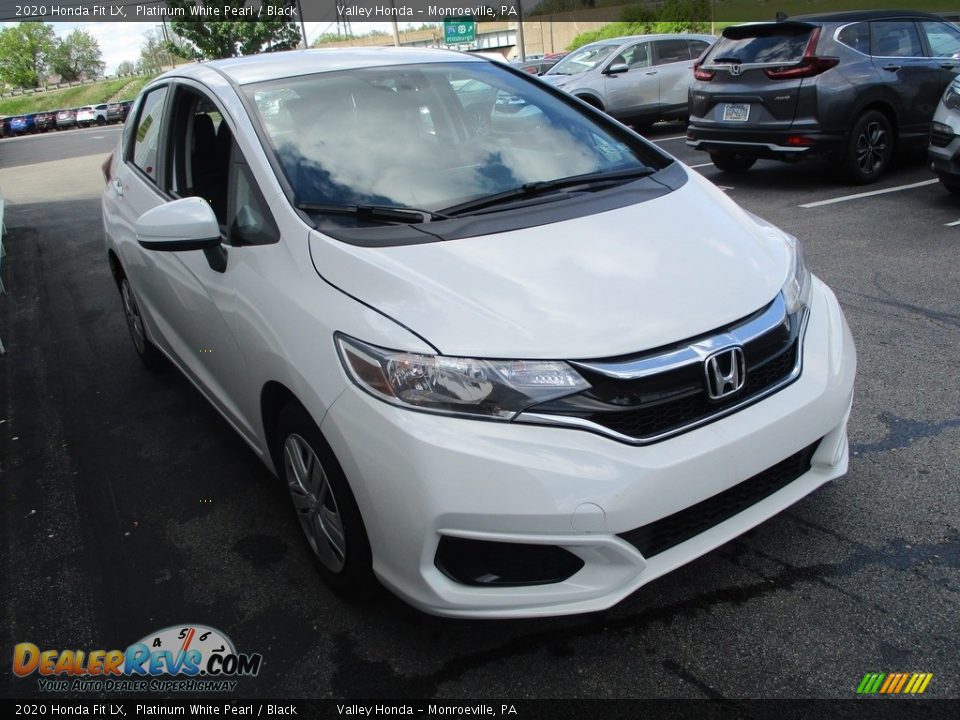 2020 Honda Fit LX Platinum White Pearl / Black Photo #7