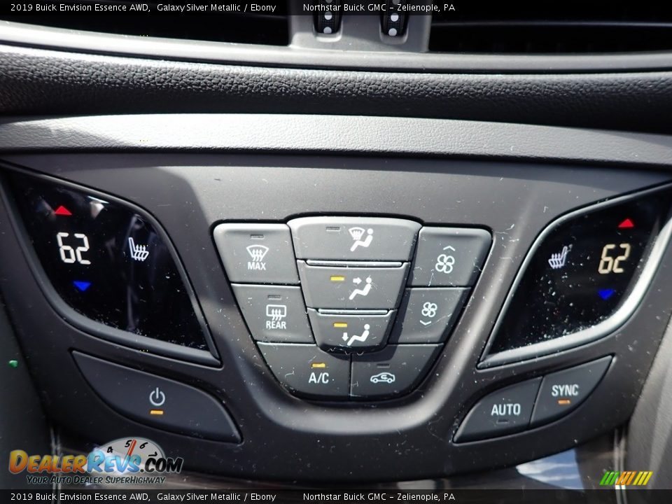 2019 Buick Envision Essence AWD Galaxy Silver Metallic / Ebony Photo #25