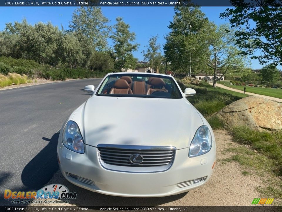 2002 Lexus SC 430 White Gold Crystal / Saddle Photo #6