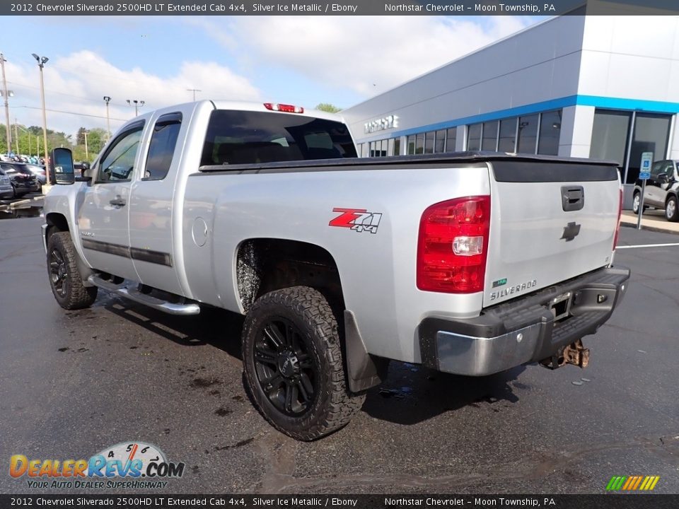 2012 Chevrolet Silverado 2500HD LT Extended Cab 4x4 Silver Ice Metallic / Ebony Photo #4