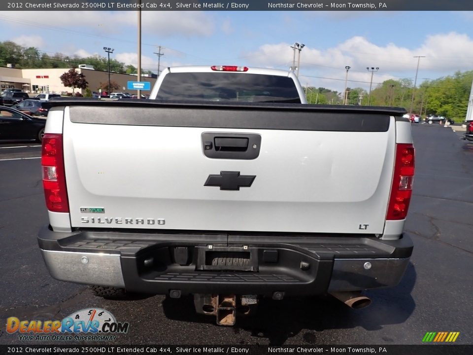 2012 Chevrolet Silverado 2500HD LT Extended Cab 4x4 Silver Ice Metallic / Ebony Photo #6