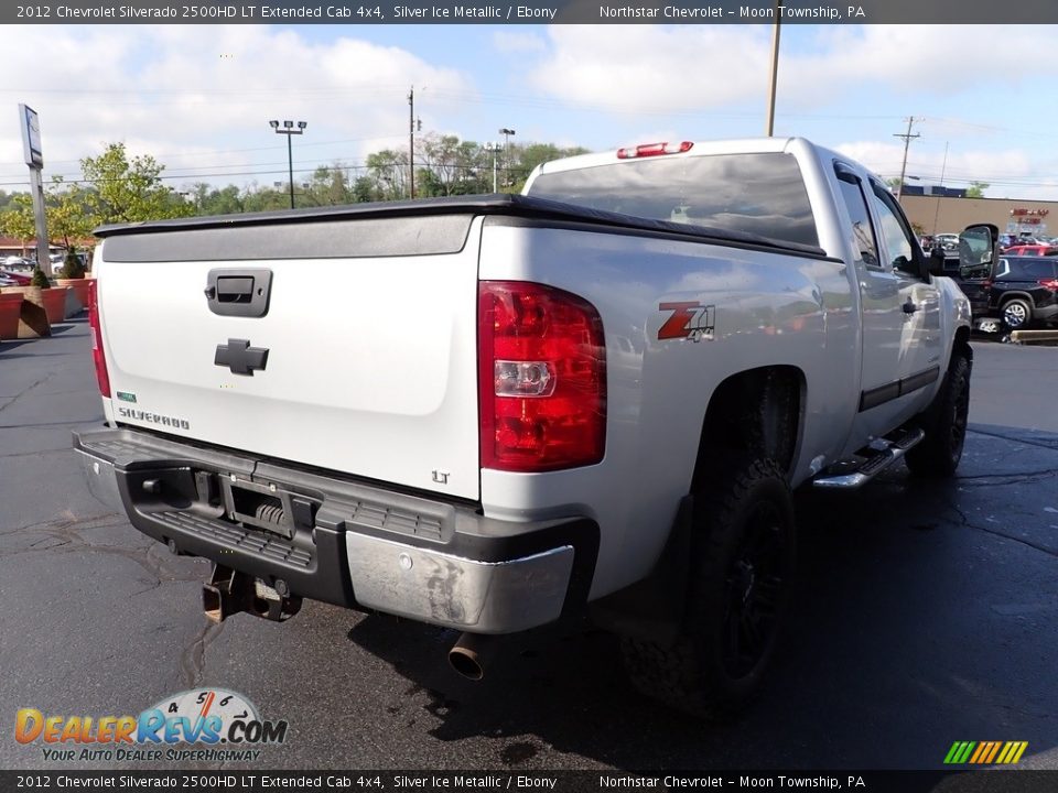 2012 Chevrolet Silverado 2500HD LT Extended Cab 4x4 Silver Ice Metallic / Ebony Photo #7