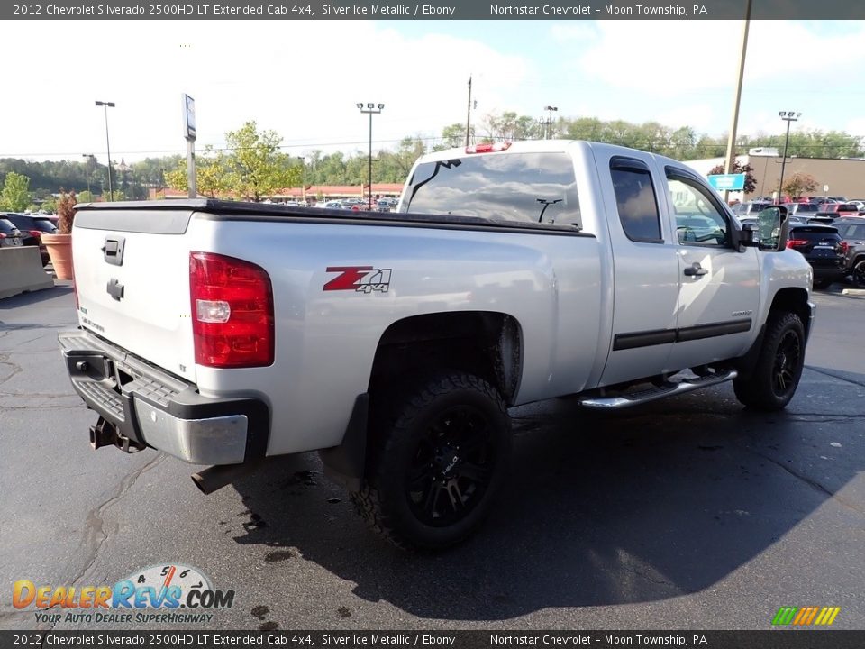 2012 Chevrolet Silverado 2500HD LT Extended Cab 4x4 Silver Ice Metallic / Ebony Photo #8