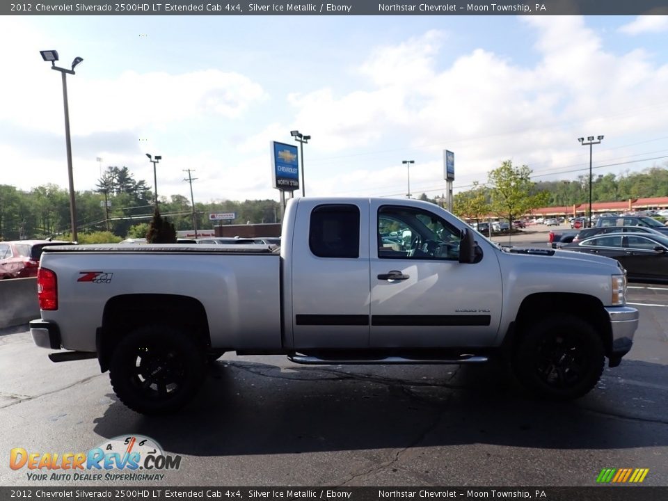 2012 Chevrolet Silverado 2500HD LT Extended Cab 4x4 Silver Ice Metallic / Ebony Photo #9