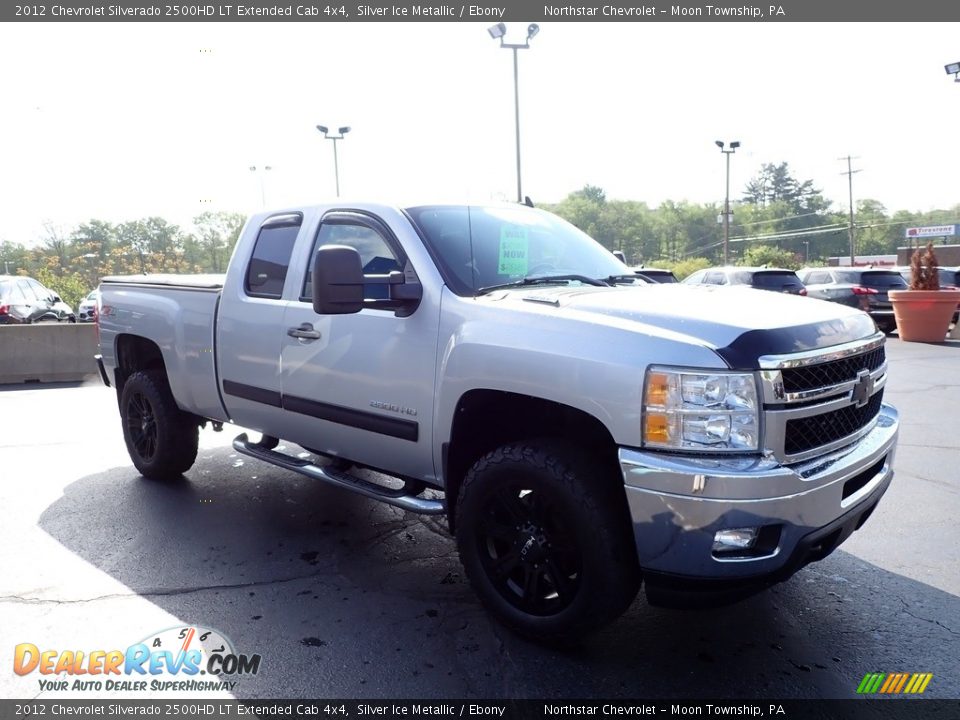 2012 Chevrolet Silverado 2500HD LT Extended Cab 4x4 Silver Ice Metallic / Ebony Photo #10