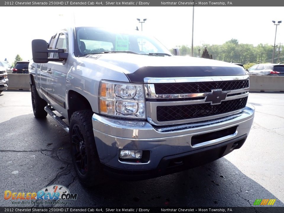 2012 Chevrolet Silverado 2500HD LT Extended Cab 4x4 Silver Ice Metallic / Ebony Photo #11