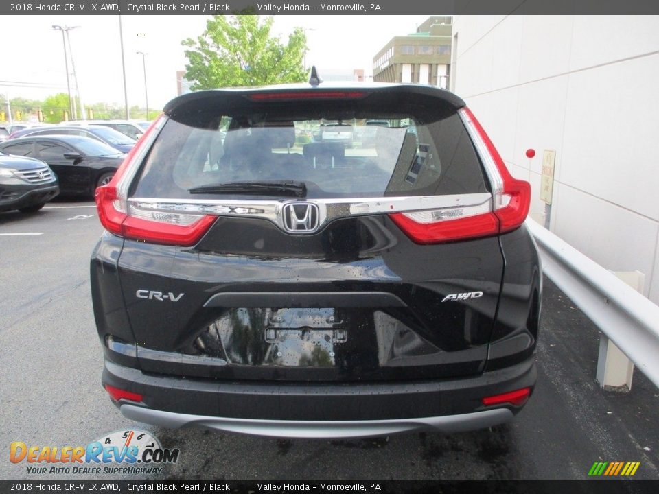 2018 Honda CR-V LX AWD Crystal Black Pearl / Black Photo #4