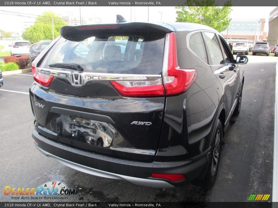 2018 Honda CR-V LX AWD Crystal Black Pearl / Black Photo #5