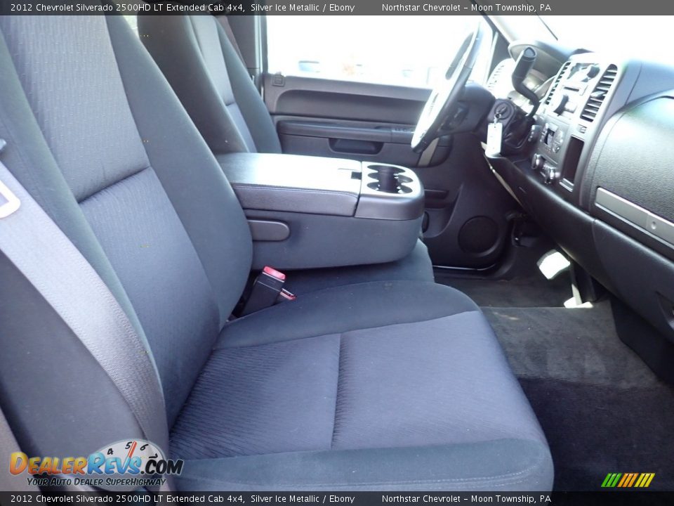 2012 Chevrolet Silverado 2500HD LT Extended Cab 4x4 Silver Ice Metallic / Ebony Photo #14