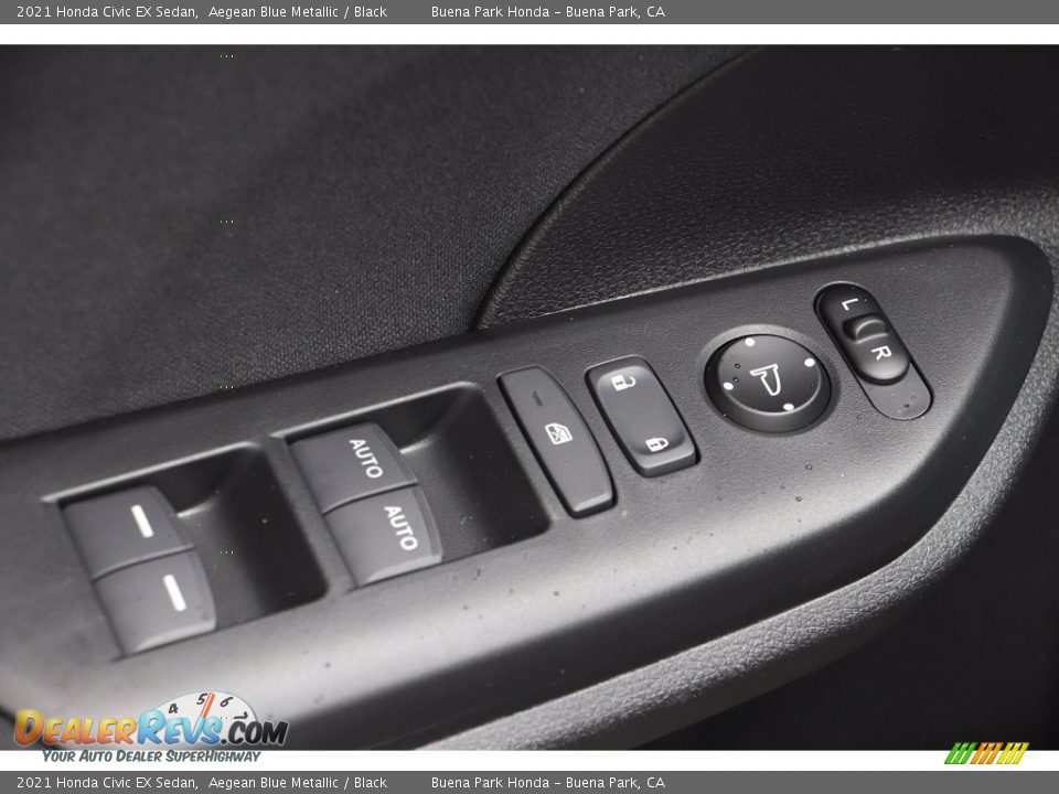 2021 Honda Civic EX Sedan Aegean Blue Metallic / Black Photo #11