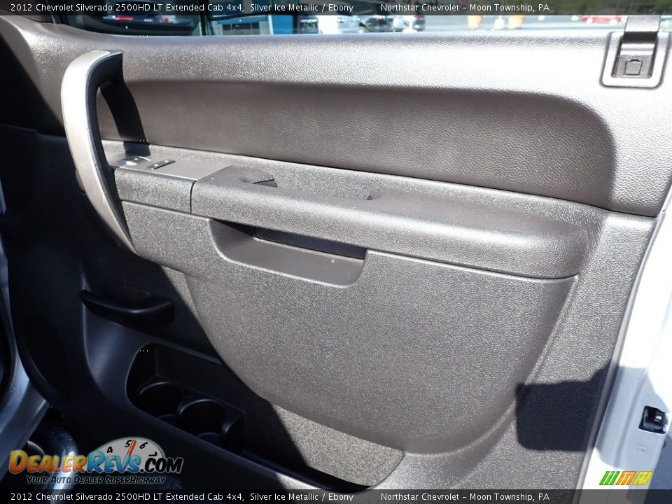 2012 Chevrolet Silverado 2500HD LT Extended Cab 4x4 Silver Ice Metallic / Ebony Photo #16