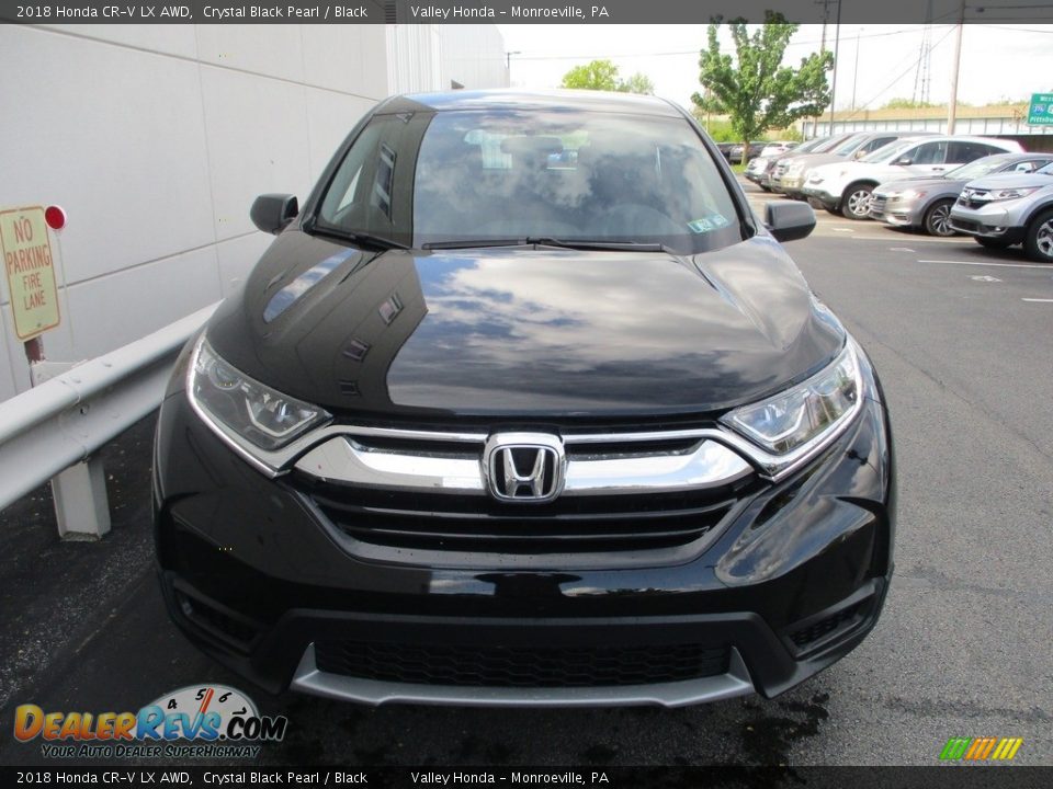 2018 Honda CR-V LX AWD Crystal Black Pearl / Black Photo #8