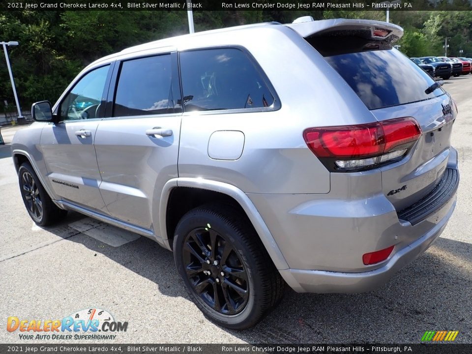 2021 Jeep Grand Cherokee Laredo 4x4 Billet Silver Metallic / Black Photo #3