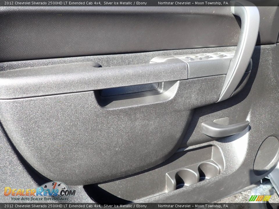 2012 Chevrolet Silverado 2500HD LT Extended Cab 4x4 Silver Ice Metallic / Ebony Photo #24