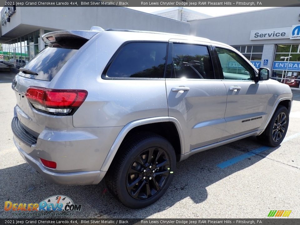 2021 Jeep Grand Cherokee Laredo 4x4 Billet Silver Metallic / Black Photo #6