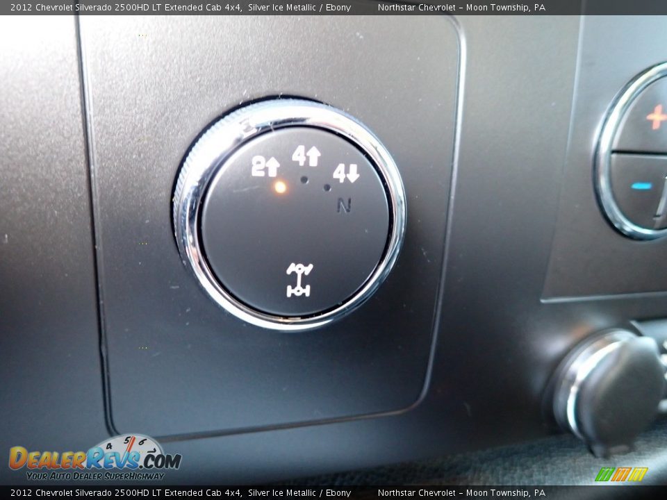 2012 Chevrolet Silverado 2500HD LT Extended Cab 4x4 Silver Ice Metallic / Ebony Photo #26