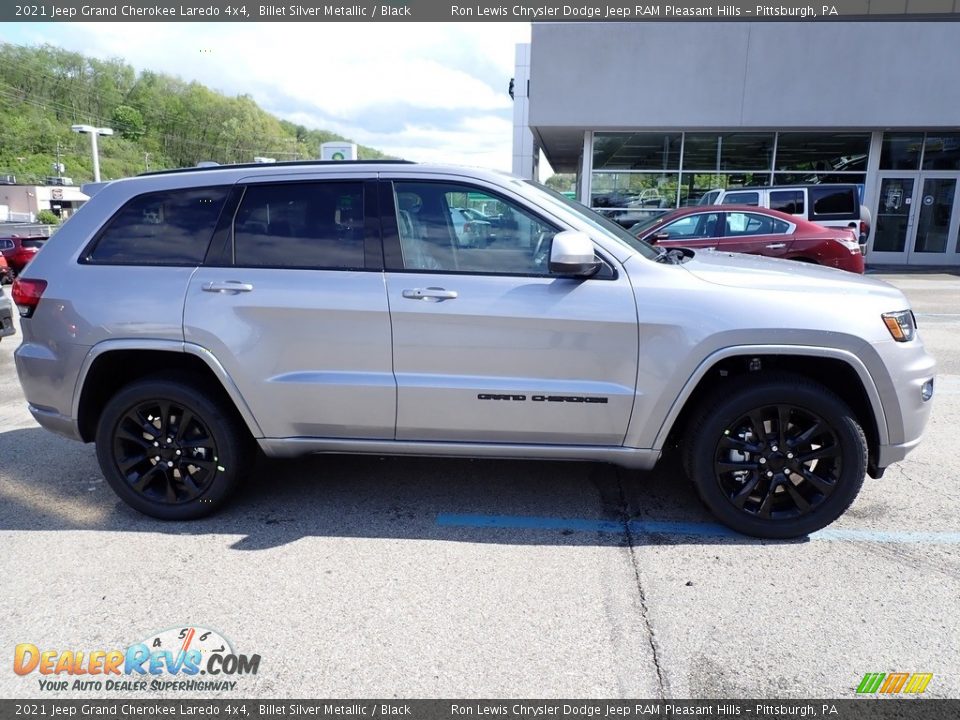 2021 Jeep Grand Cherokee Laredo 4x4 Billet Silver Metallic / Black Photo #7