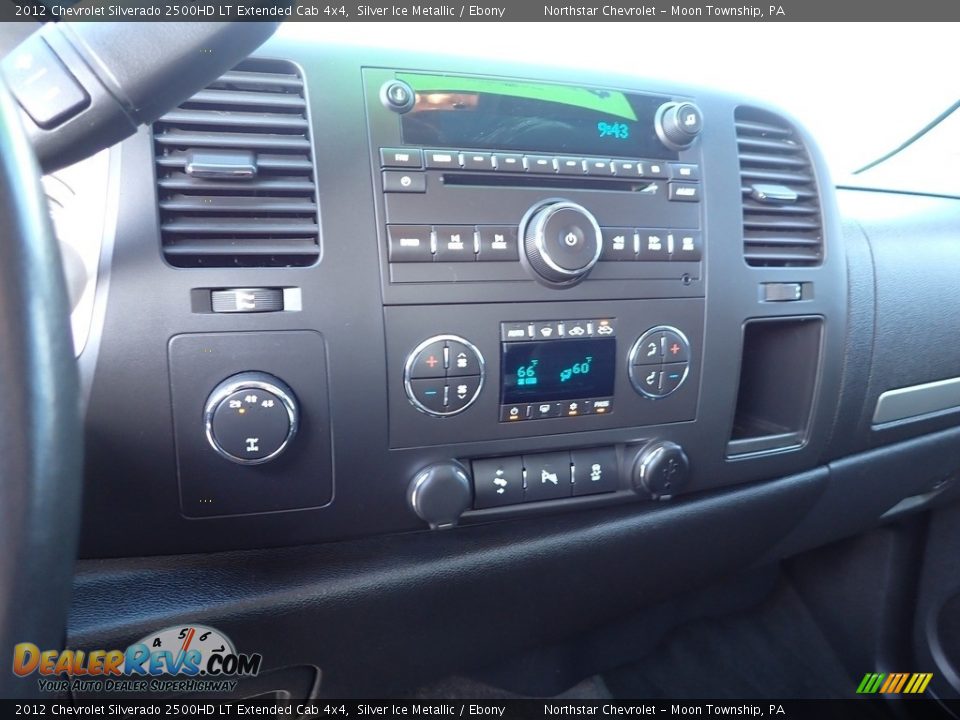 2012 Chevrolet Silverado 2500HD LT Extended Cab 4x4 Silver Ice Metallic / Ebony Photo #27